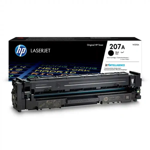 HP 207A Black Original LaserJet Toner Cartridge, W2210A