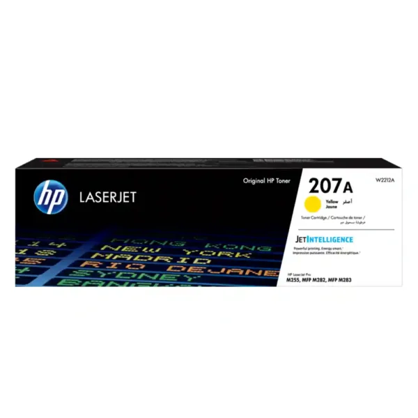 HP 207A Color Original LaserJet Toner Cartridges (Cyan, Magenta, Yellow)