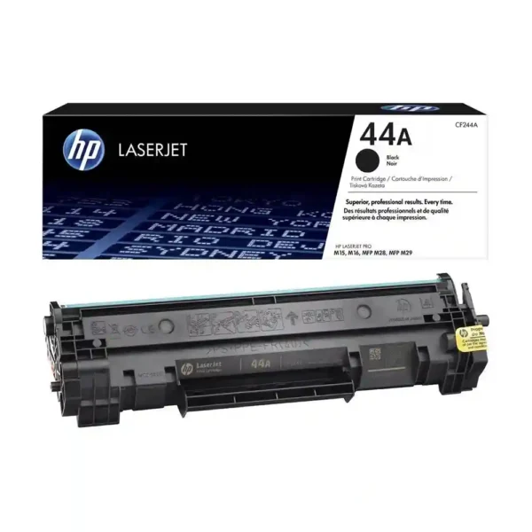HP 44A Black Original LaserJet Toner Cartridge, CF244A
