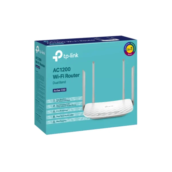 TP-Link Archer C50 Dual-Band Wi-Fi Router (AC1200)